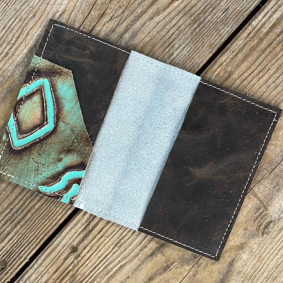 080 Passport Cover - Black & White w/ Patina Brands
