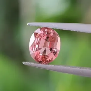 1.14ct Oval Padparadscha Sapphire Natural Mined