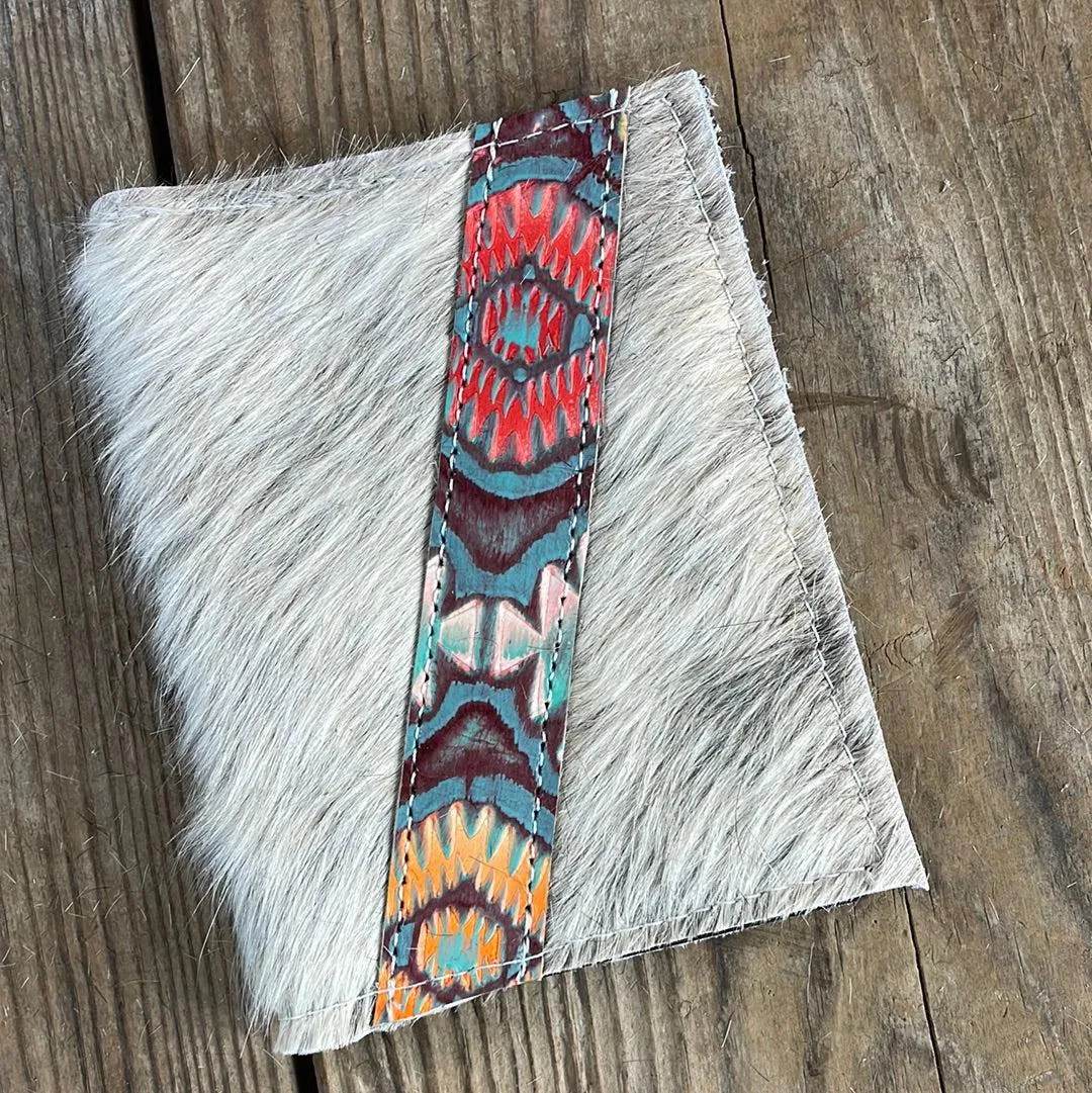 185 Passport Cover - Unicorn w/ Rainbow Aztec