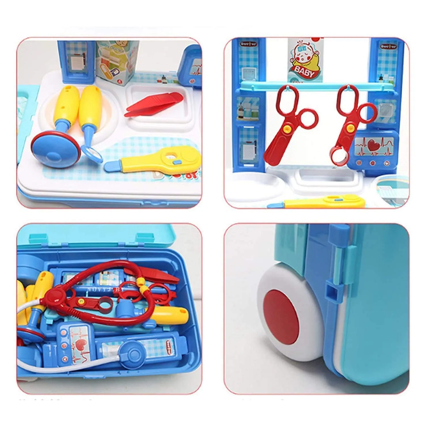 2 IN 1 Little Doctor Playset With Suitcase