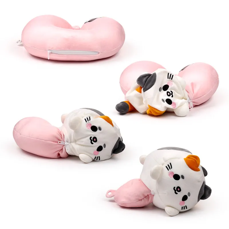2-in-1 Swapseazzz Travel Pillow and Plush Toy - Lola the Cat Adoramals