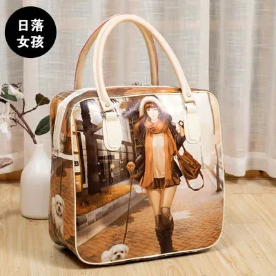 2023 New Fashion Waterproof Women Travel Bag Large Capacity Portable Bag Travel Luggage Tote