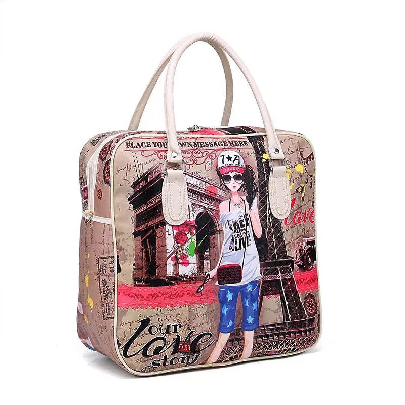 2023 New Fashion Waterproof Women Travel Bag Large Capacity Portable Bag Travel Luggage Tote