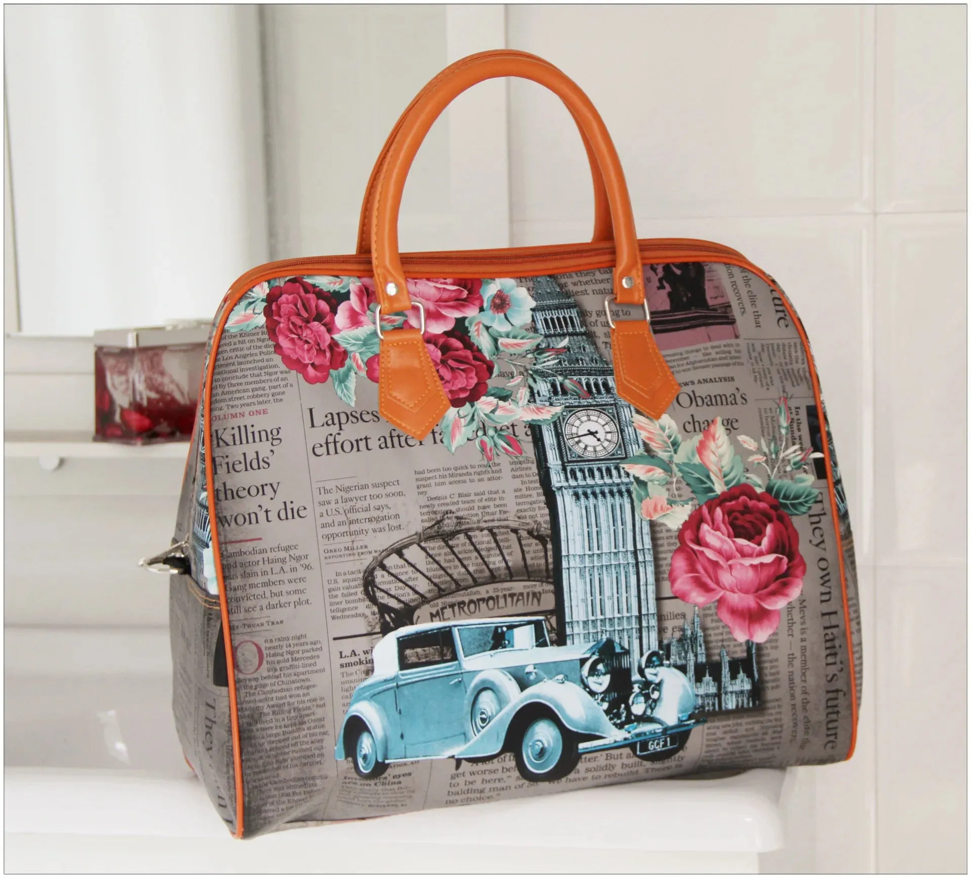 2023 New Fashion Waterproof Women Travel Bag Large Capacity Portable Bag Travel Luggage Tote