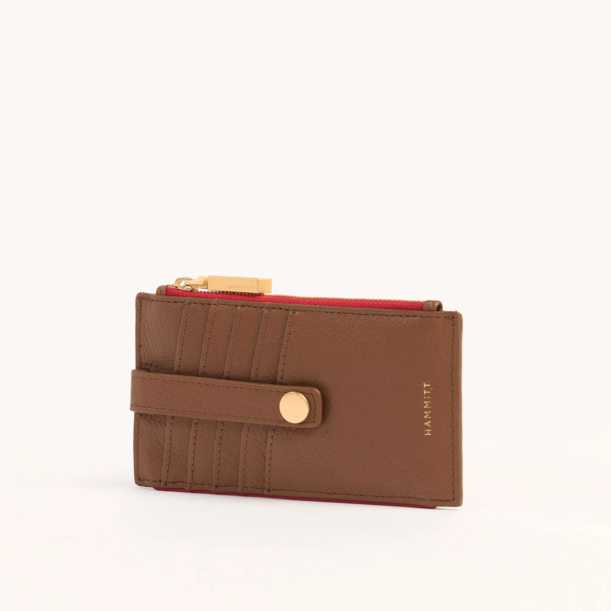 210 West | Mahogany Pebble/Brushed Gold Red Zip