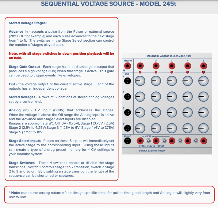 245t Sequential Voltage Source