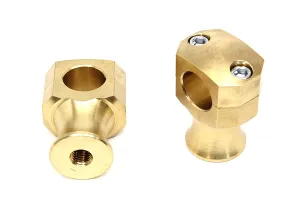 2"  Brass Shorty Riser Set