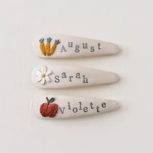 3in Large Custom Name Snap Clip