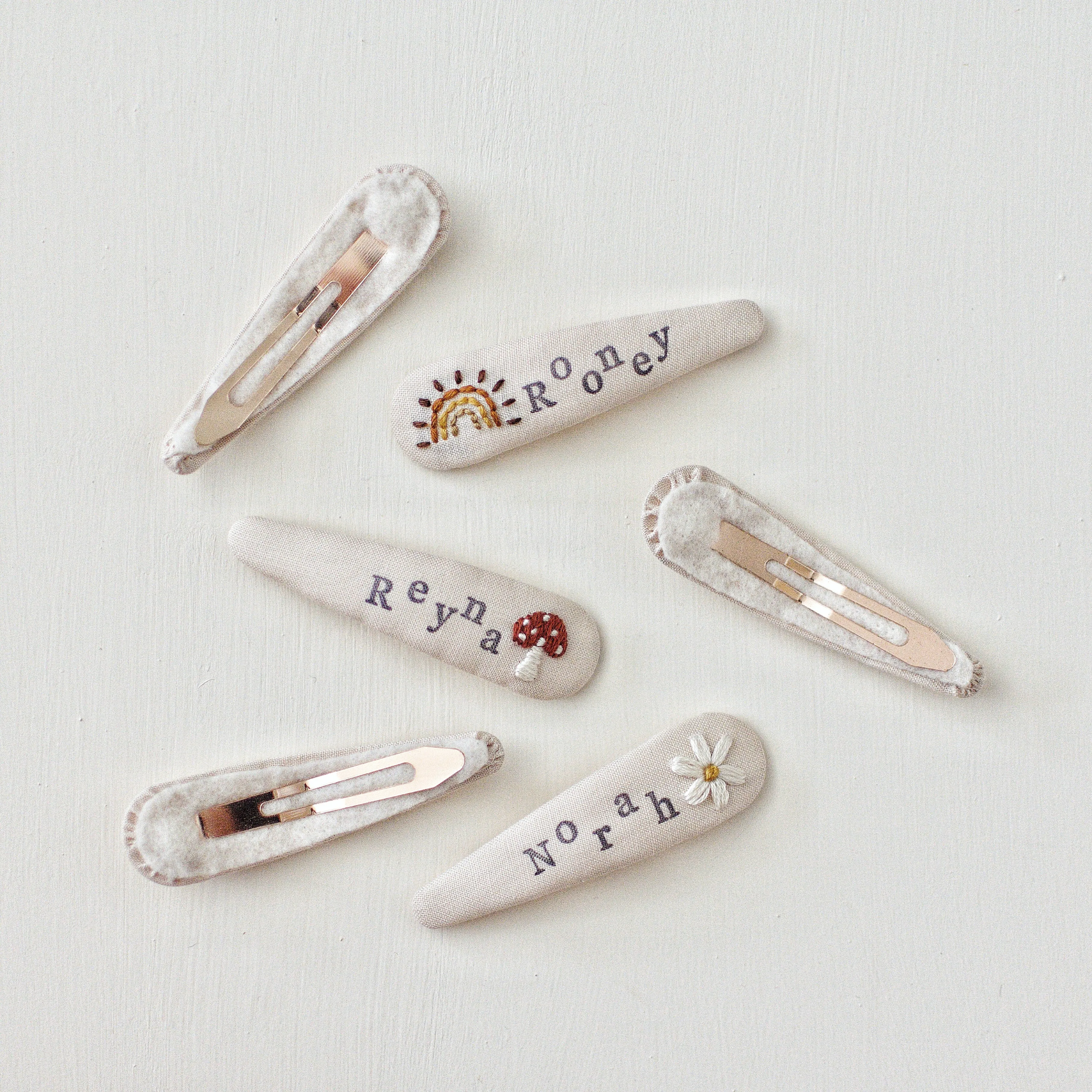 3in Large Custom Name Snap Clip