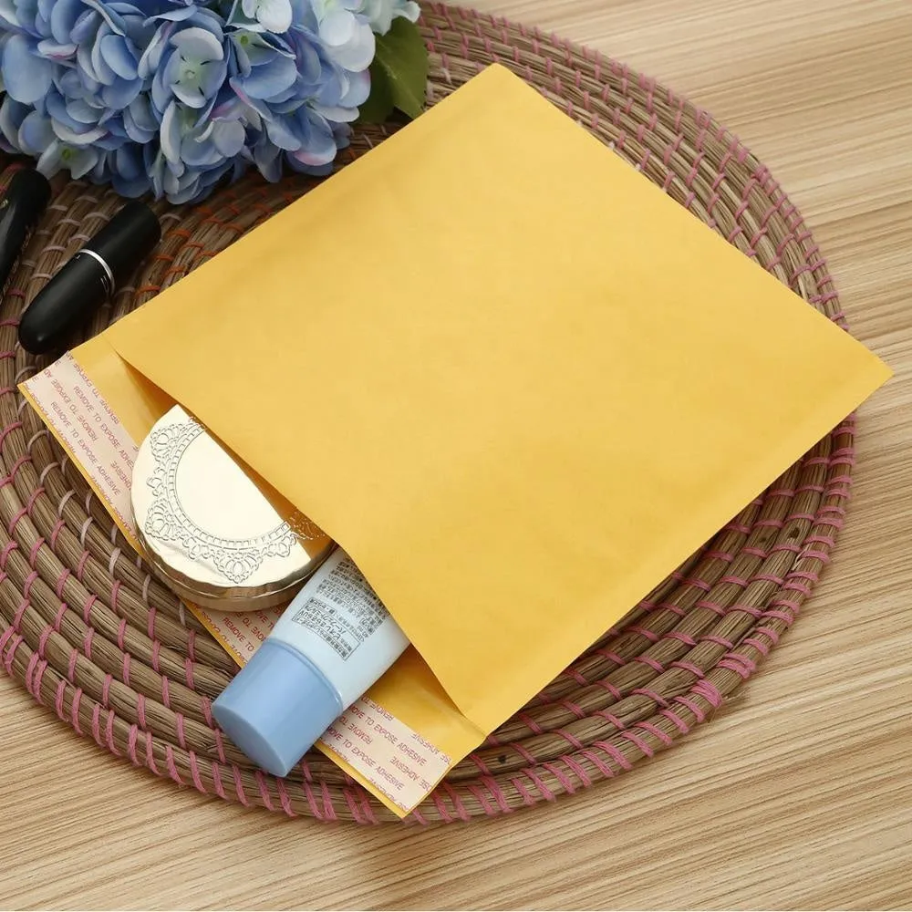 50 Pack - Gold Envelopes A5 Bubble - 80GSM