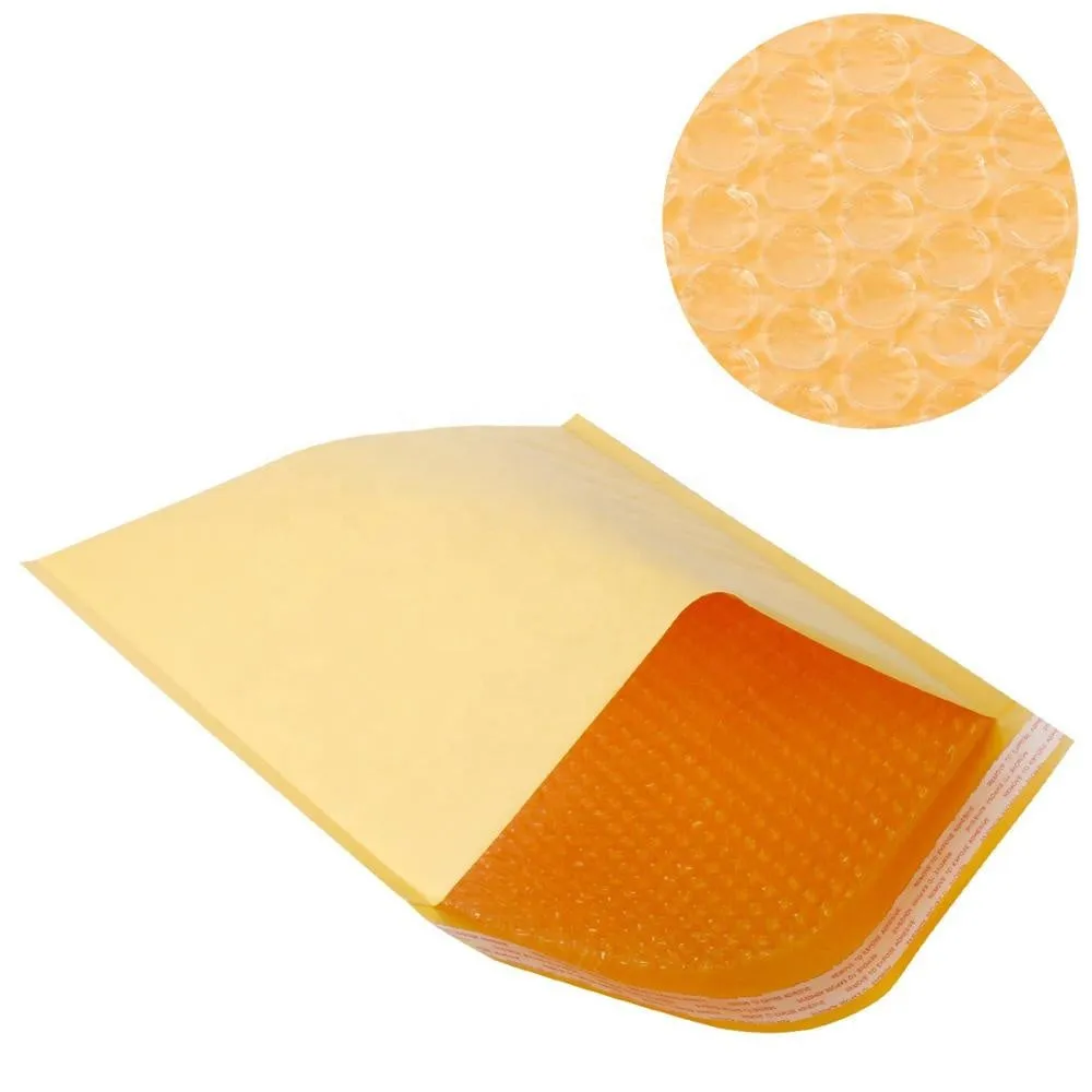 50 Pack - Gold Envelopes A5 Bubble - 80GSM