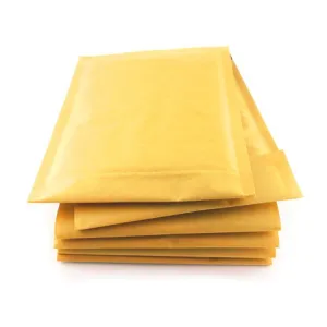50 Pack - Gold Envelopes A5 Bubble - 80GSM