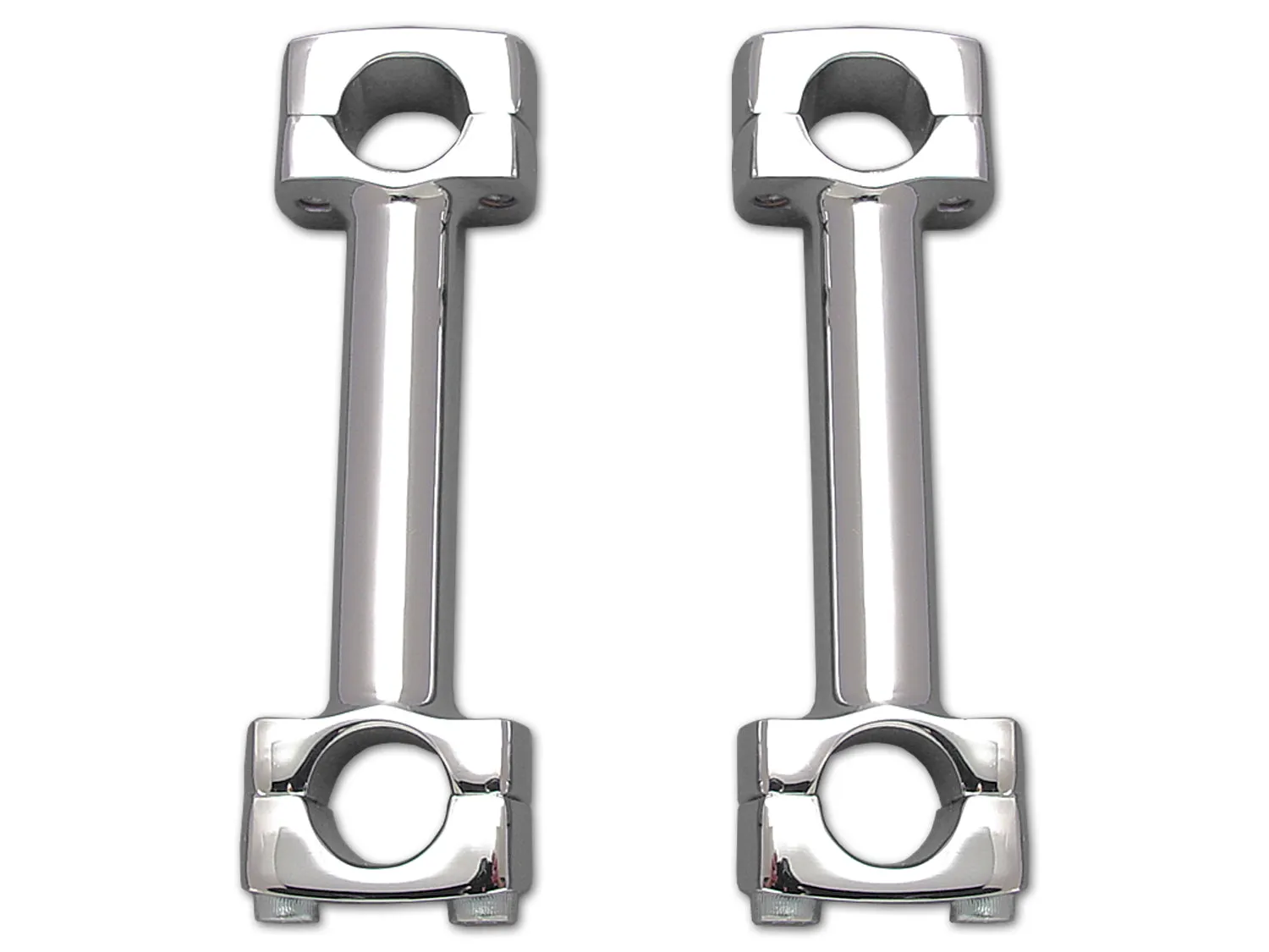5" Chrome Dog Bone Riser Set