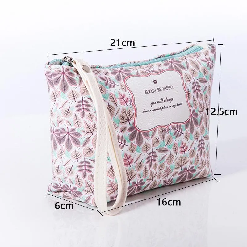 6 Kinds of British Print Makeup Bag