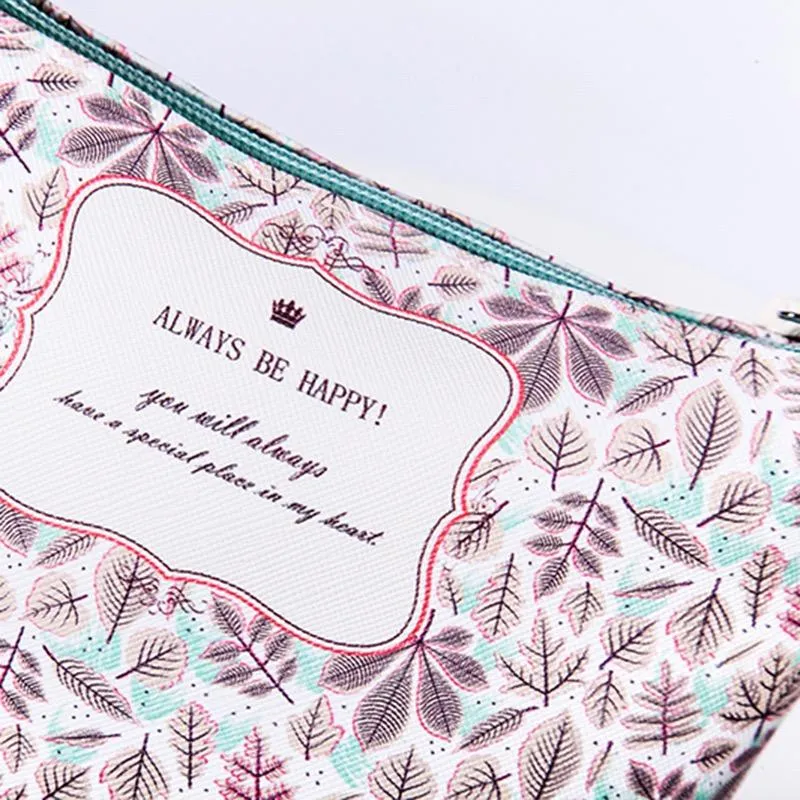 6 Kinds of British Print Makeup Bag