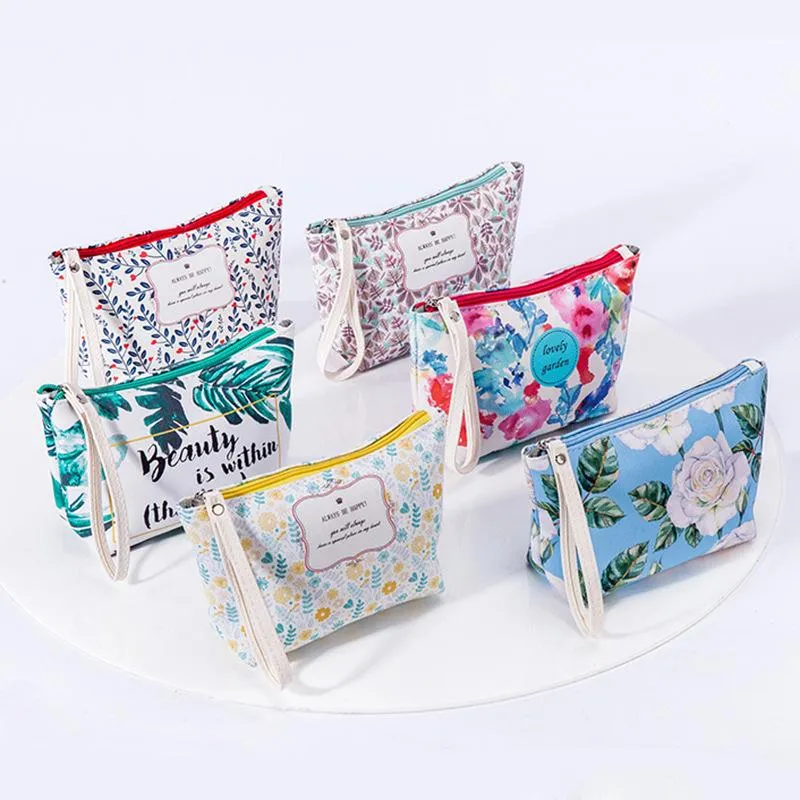 6 Kinds of British Print Makeup Bag