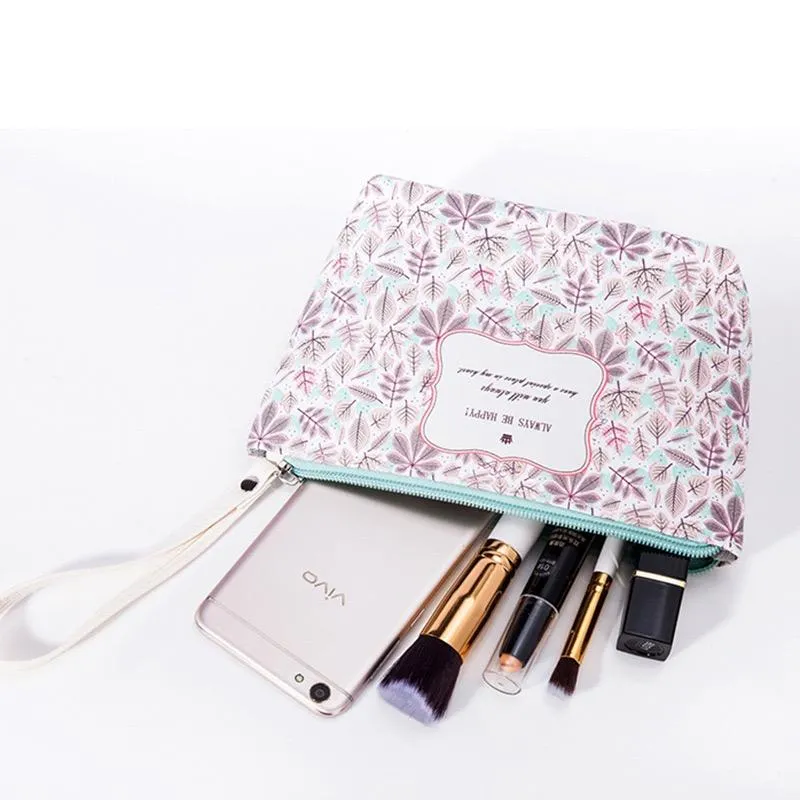 6 Kinds of British Print Makeup Bag