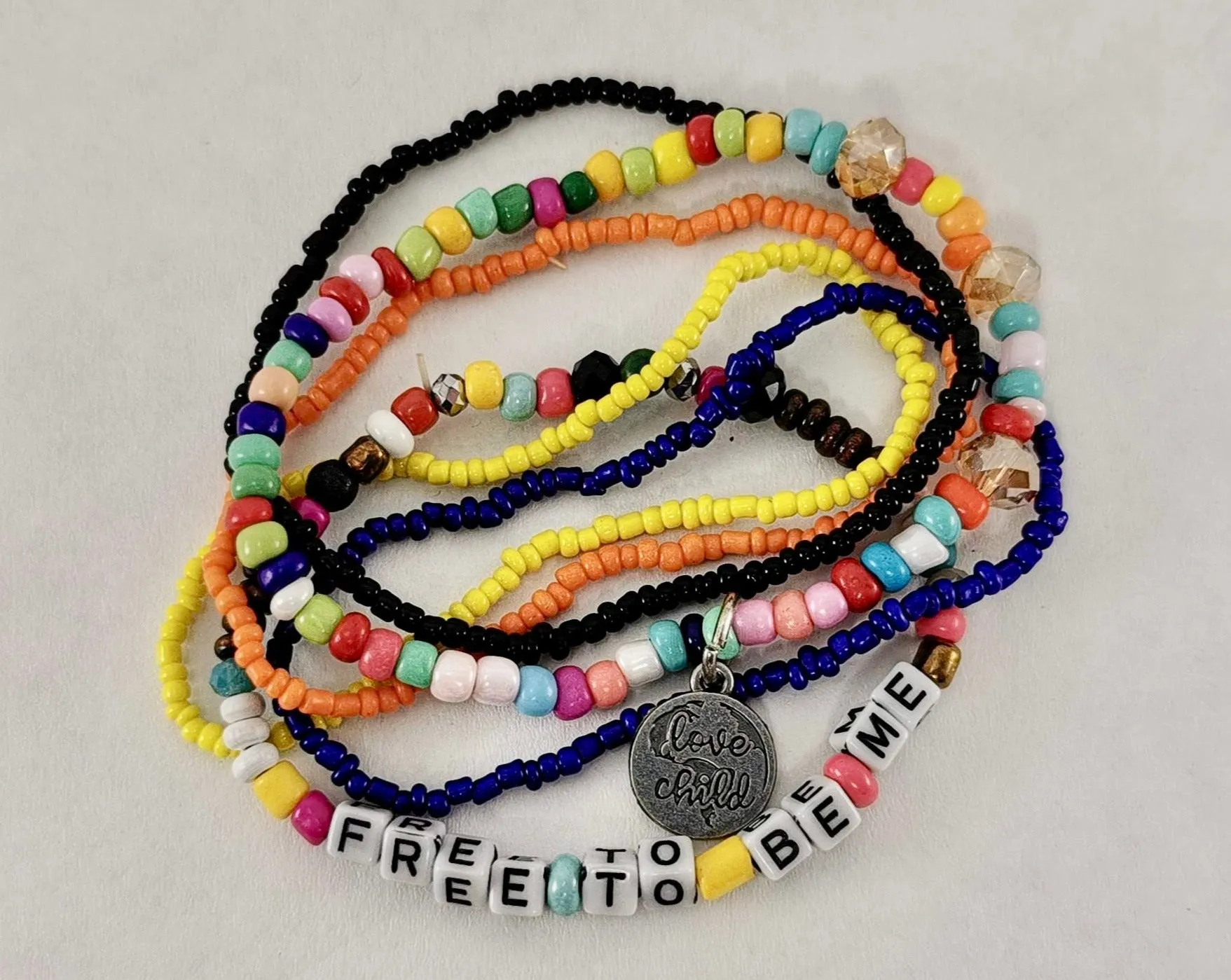 6 Strand Inspirational Bracelet set
