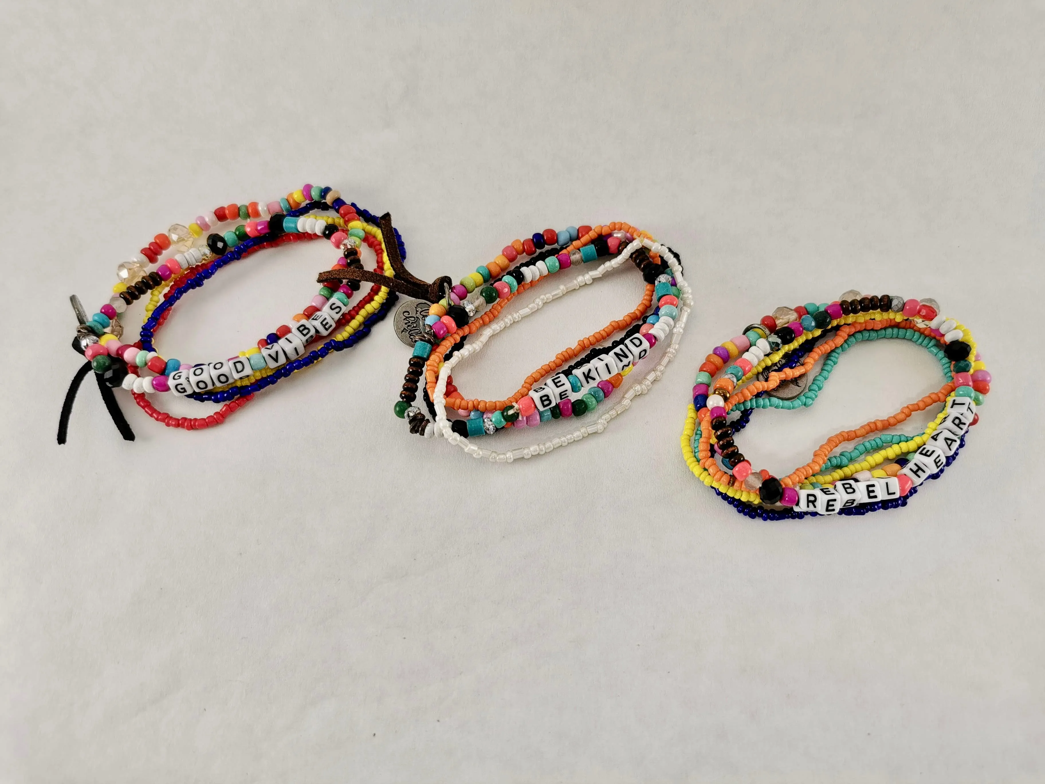 6 Strand Inspirational Bracelet set