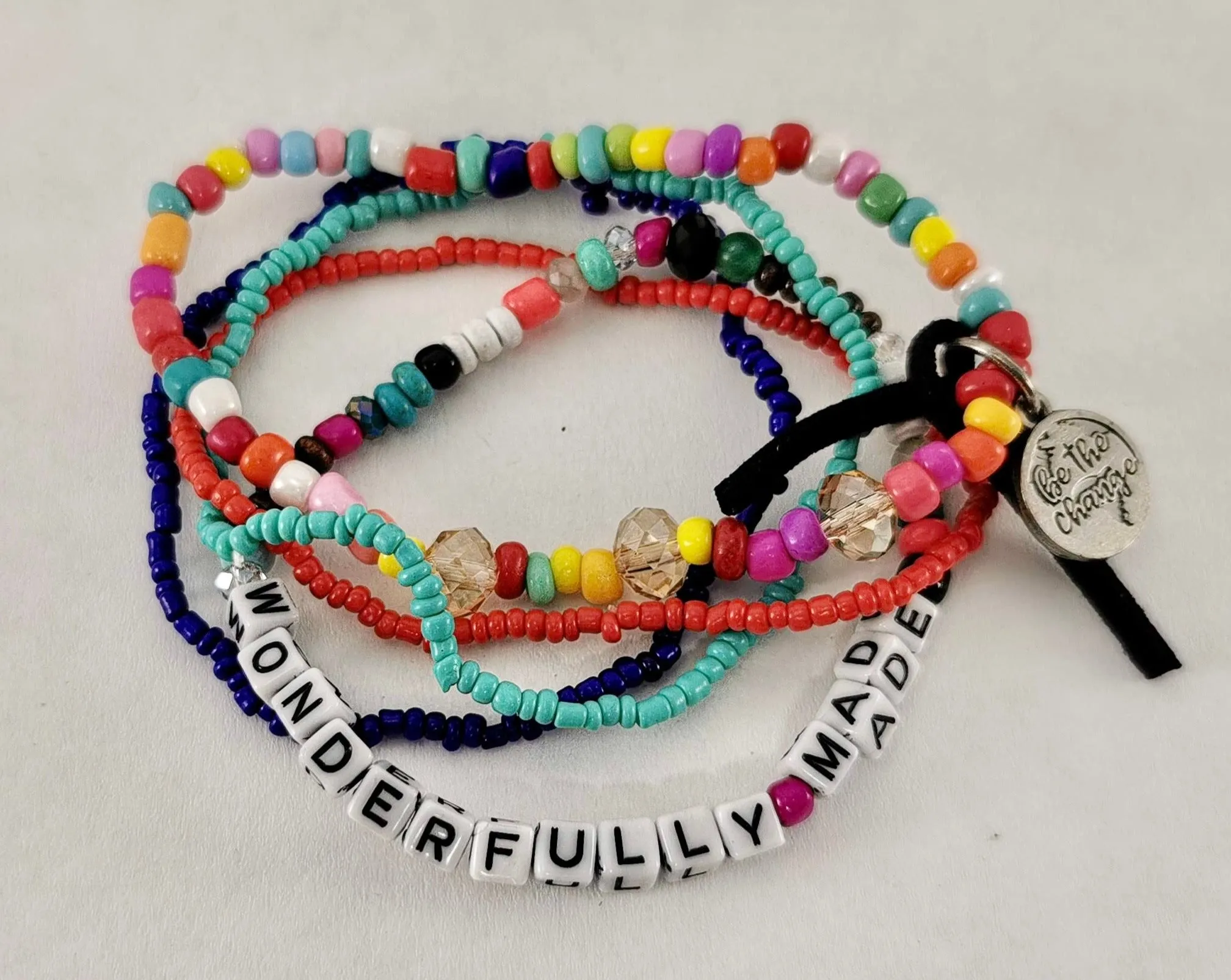 6 Strand Inspirational Bracelet set