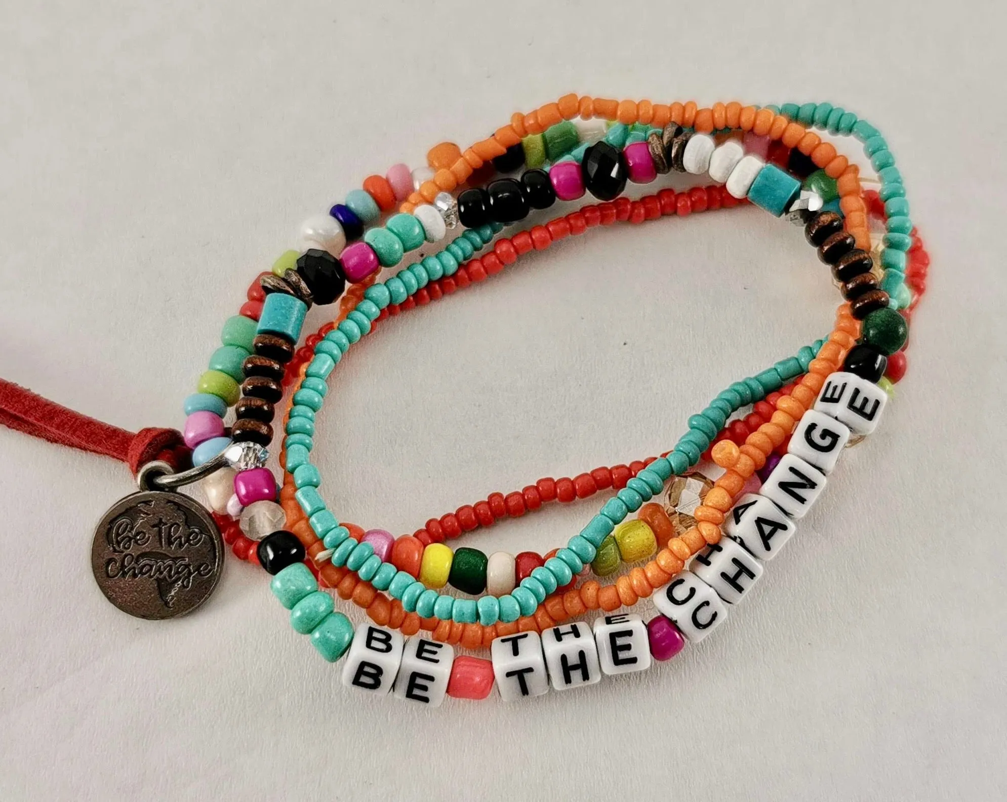 6 Strand Inspirational Bracelet set
