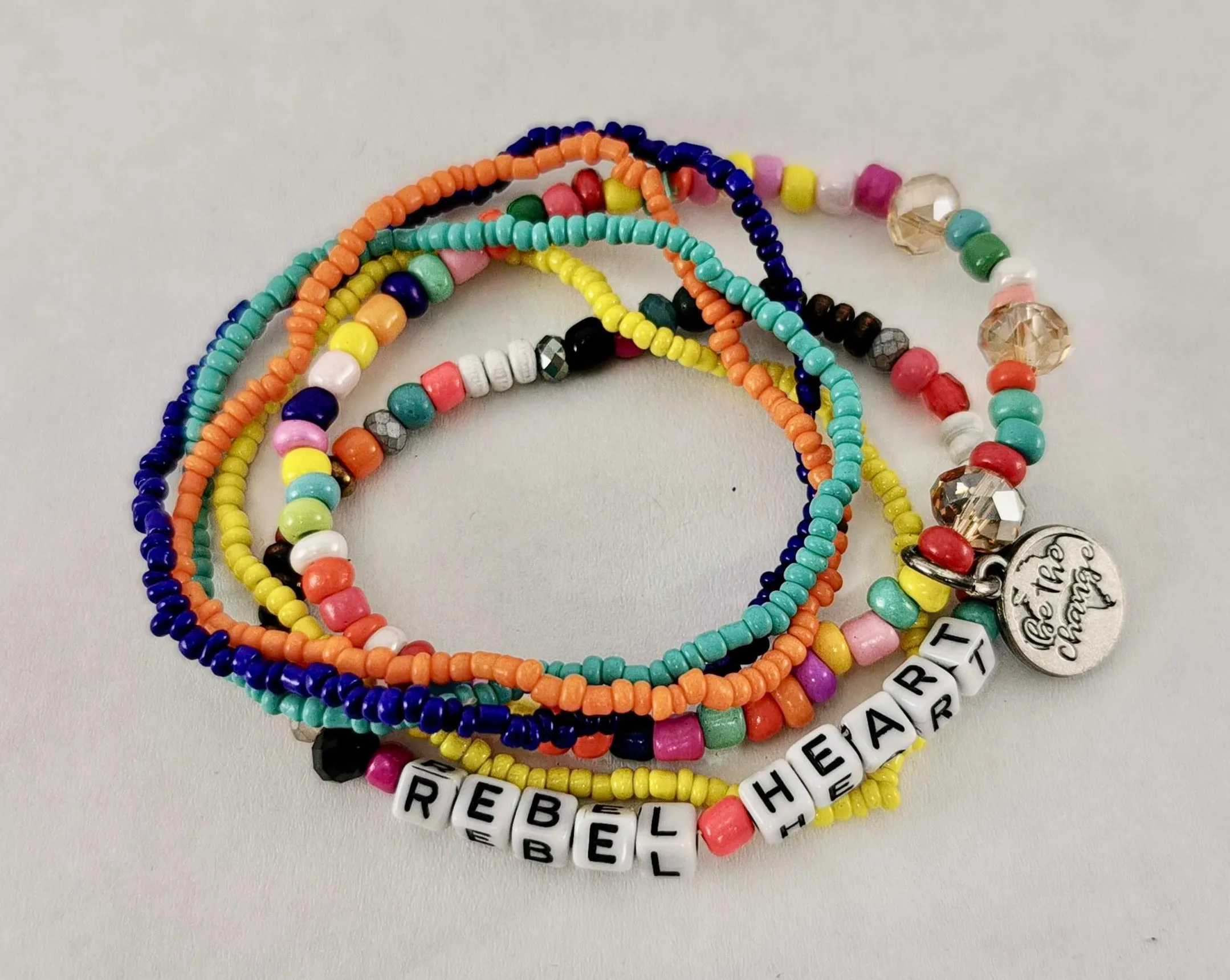 6 Strand Inspirational Bracelet set
