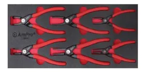 6Pc Indust Snap Ringpliers Set (Foam Tray) AMPRO T28941