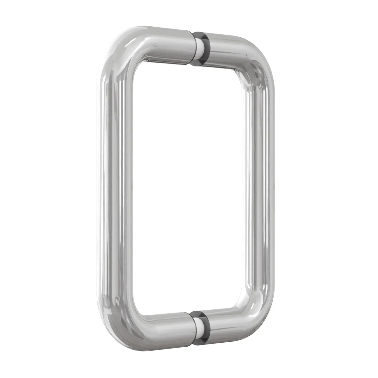 6" x 6" Shower Handle - Tubular - No Washer (CH, BN, MBL, SB, PN, BBRZ, GM, ORB)