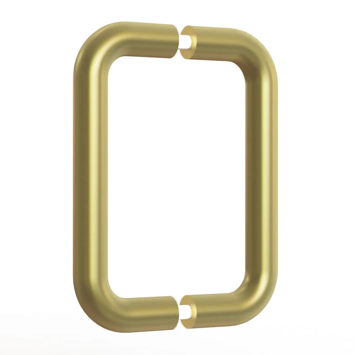 6" x 6" Shower Handle - Tubular - No Washer (CH, BN, MBL, SB, PN, BBRZ, GM, ORB)