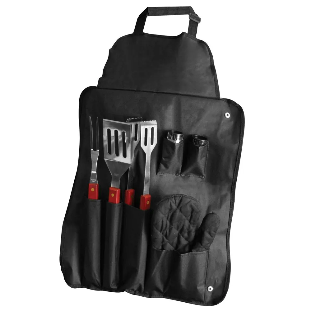 7-Piece Grilling Apron and Utensil Set
