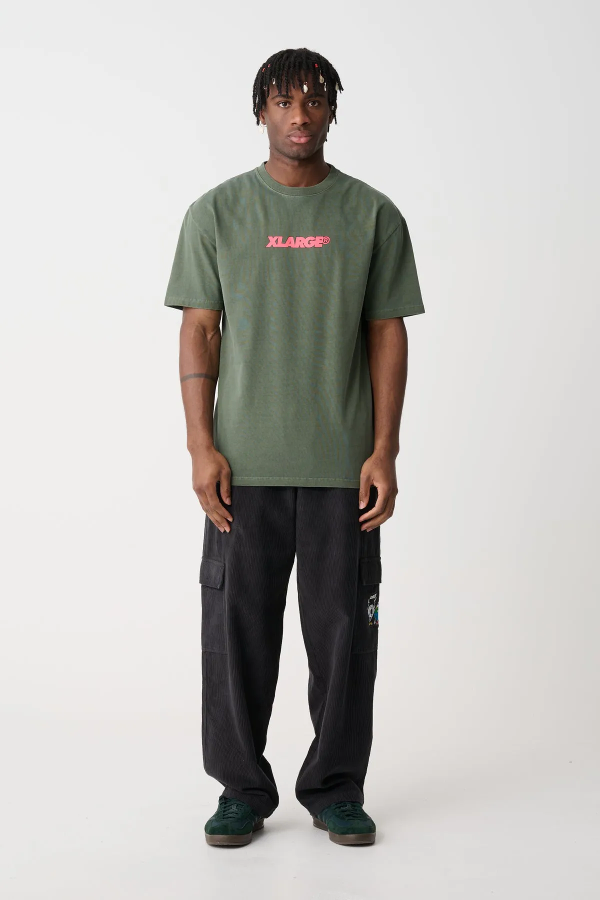 91 KEY ITALIC OG TEE - PIGMENT FOREST