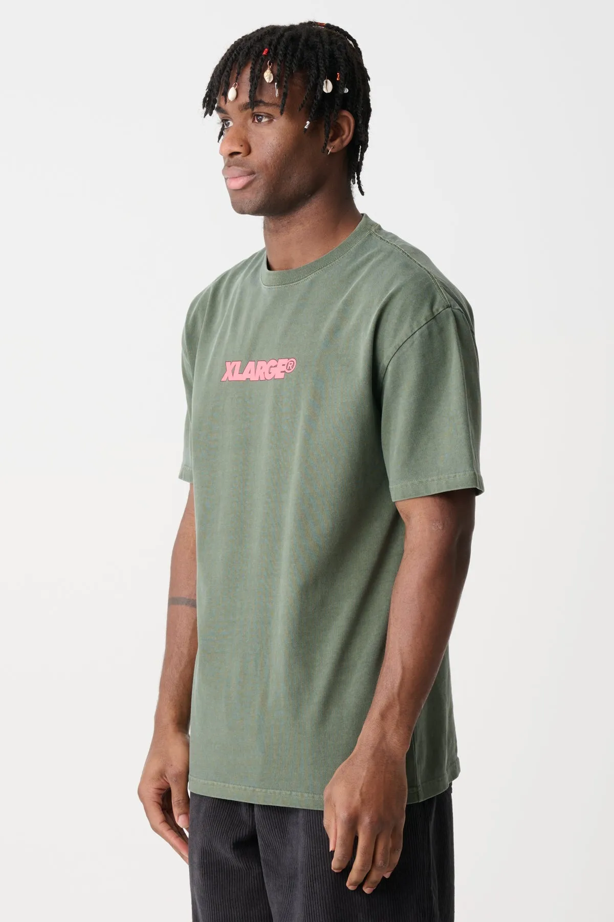 91 KEY ITALIC OG TEE - PIGMENT FOREST
