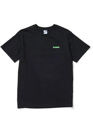 91 Text SS Tee - Black/Green