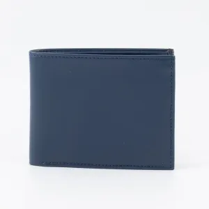 A Bifold, Premium Leather Wallet (Blue)