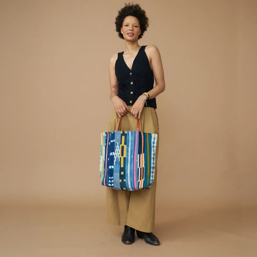 African Baule Cloth Tote Bag