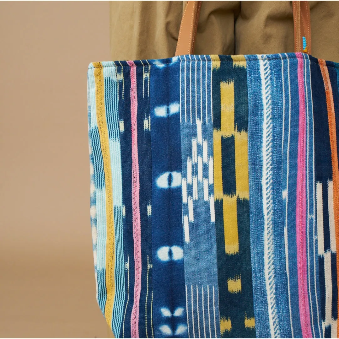 African Baule Cloth Tote Bag
