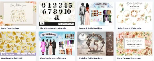 All You Will Need Wedding SVG Mega Bundle 600  designs Can be printed in different size Lifetime access PERSONAL and LIMITED Commercial use