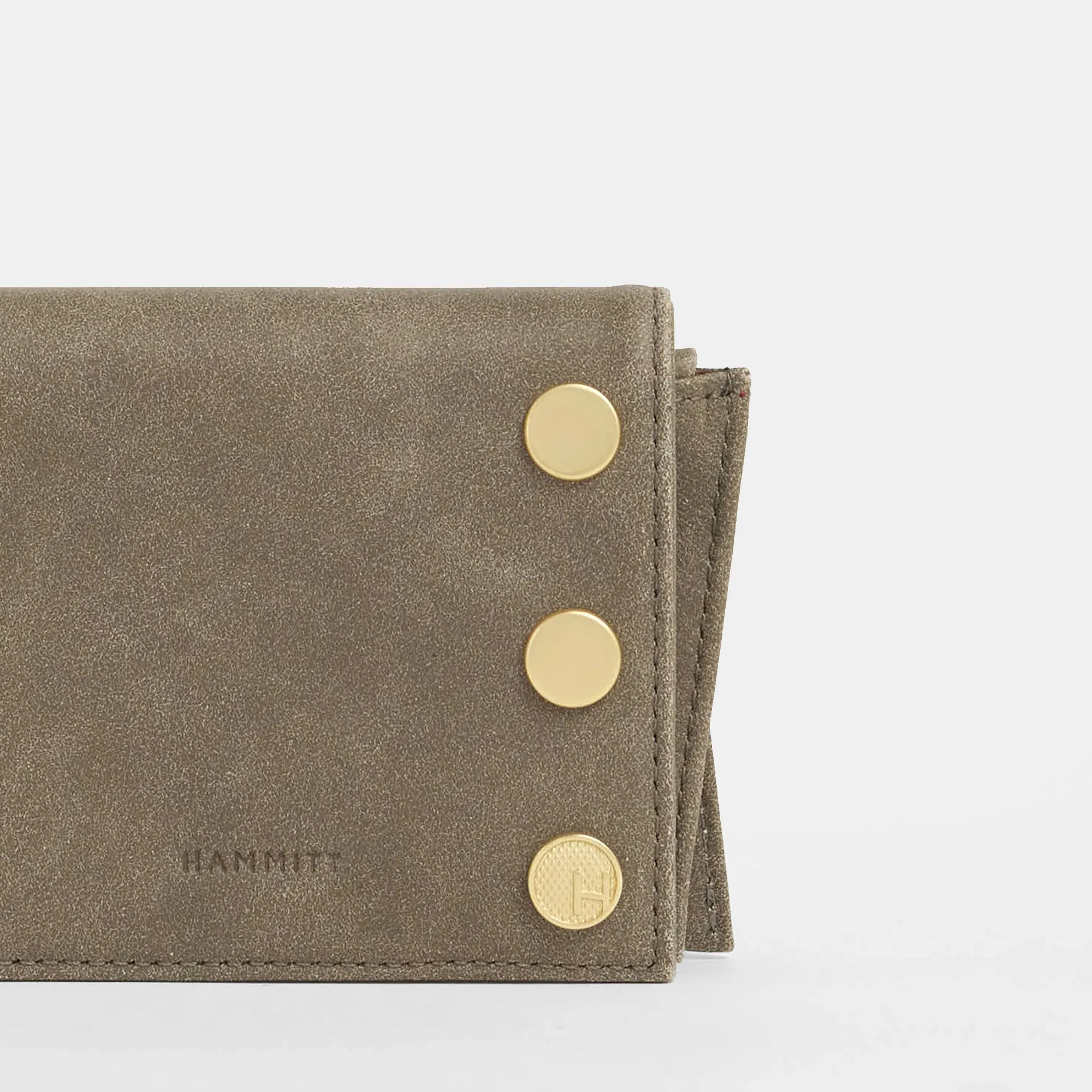 Allen Wallet | Pewter/Brushed Gold