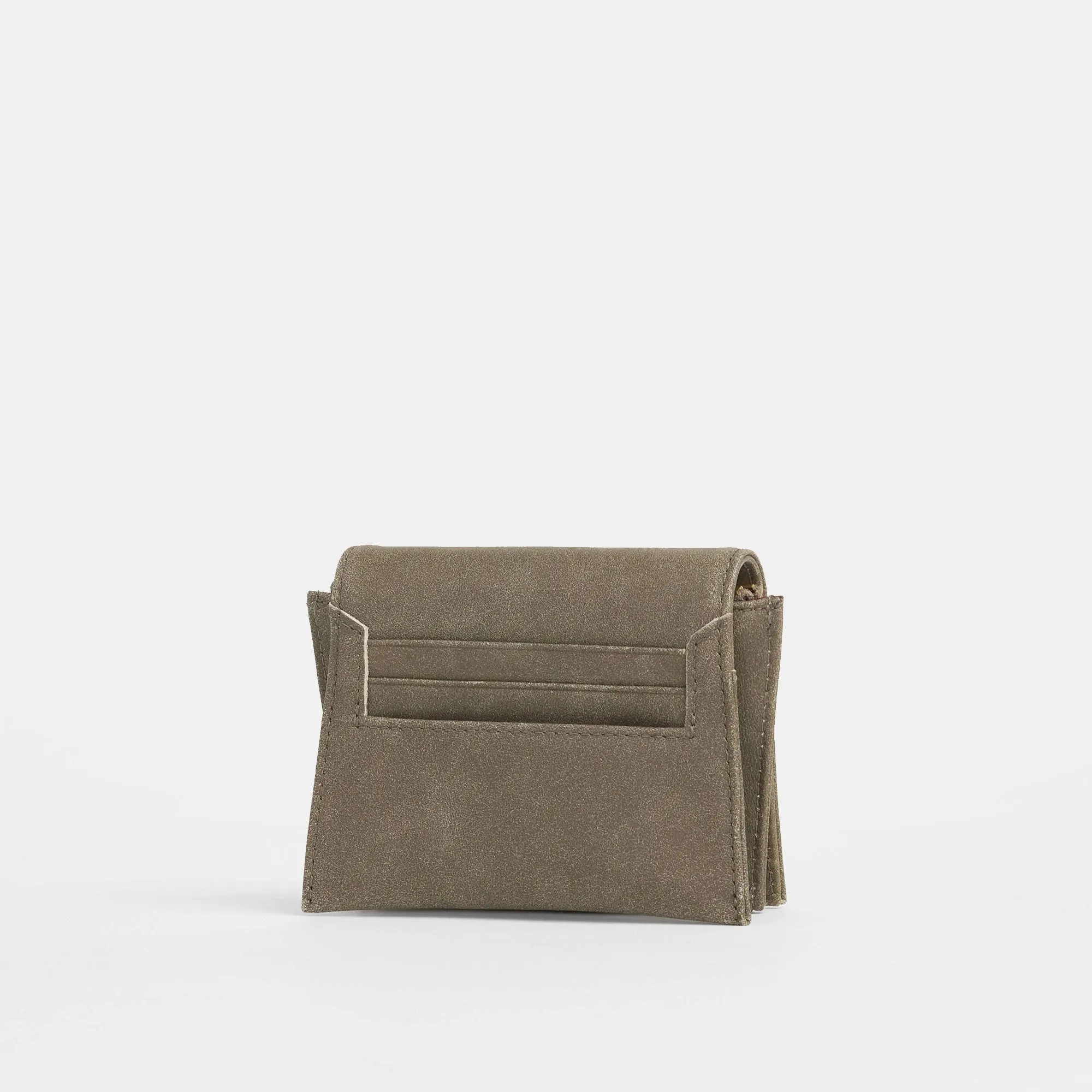 Allen Wallet | Pewter/Brushed Gold