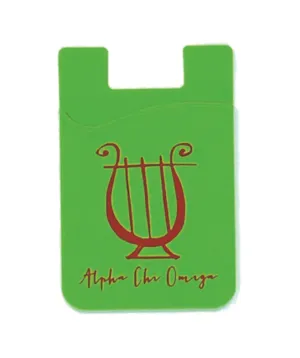 Alpha Chi Omega Cell Phone Wallet
