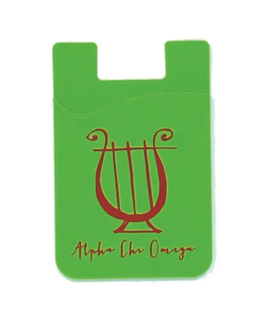 Alpha Chi Omega Cell Phone Wallet