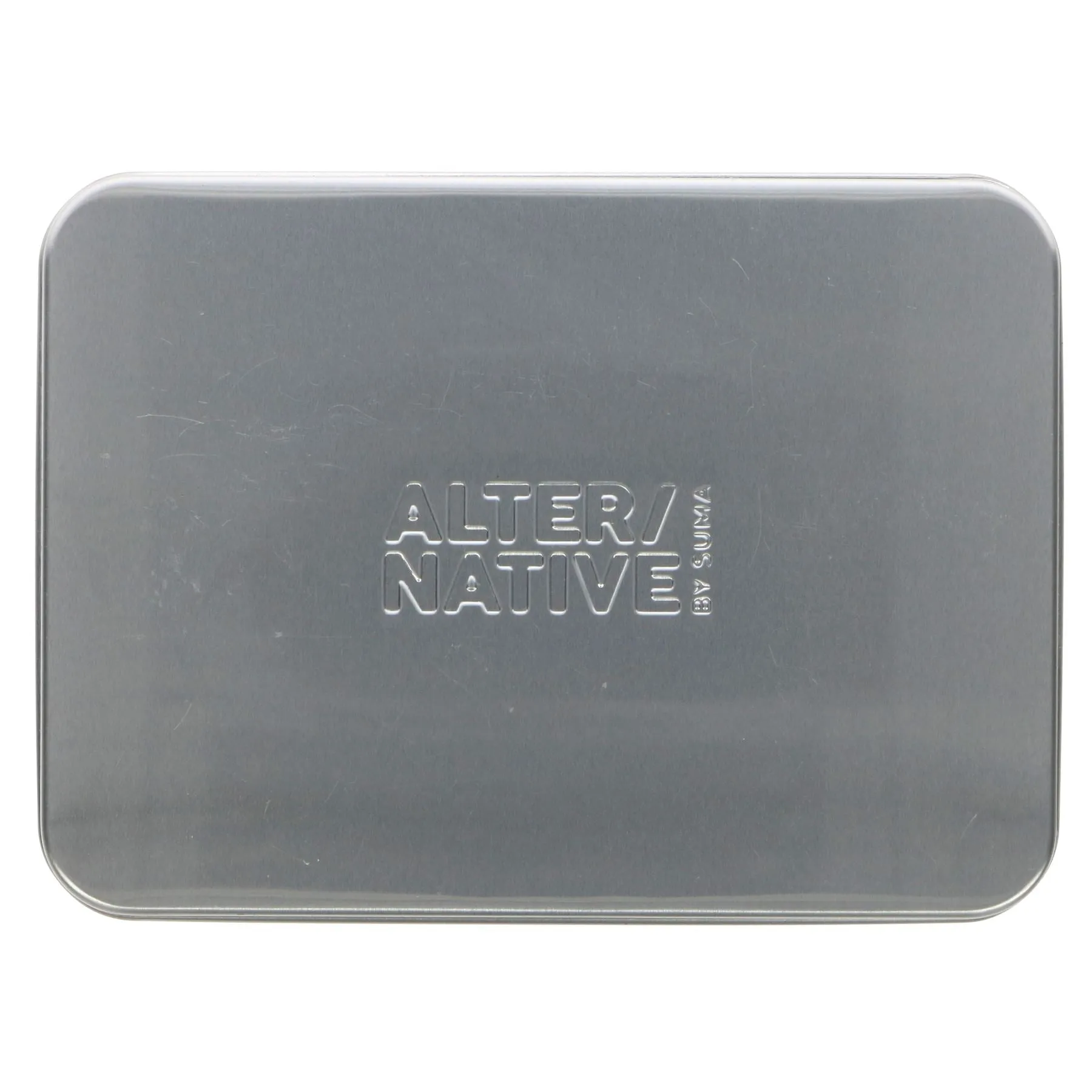 Alter/Native | Travel Soap Tin - Double Size - Al tin with 2 drainage inserts | tin