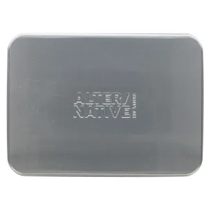 Alter/Native | Travel Soap Tin - Double Size - Al tin with 2 drainage inserts | tin