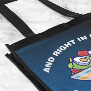 And RIght In Front Of My Salad Grocery Tote Bag
