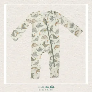 Angel Dear: Thermal Two Way Zipper Footless Romper