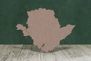 Anglesey - wooden craft cut-out - 2mm MDF