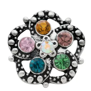 Antiq Silver & Multi Mix Jewelry Snap