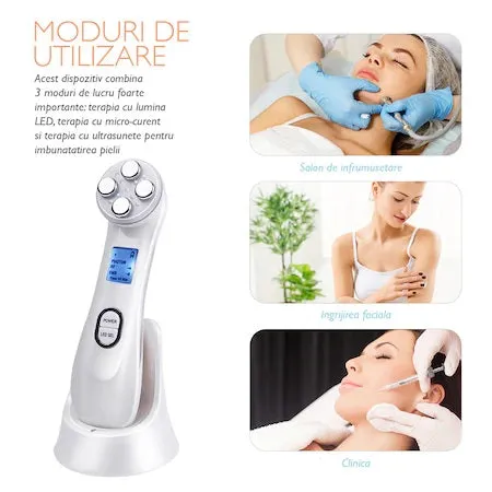 Aparat tratament facial, Mezoterapie 5 in 1