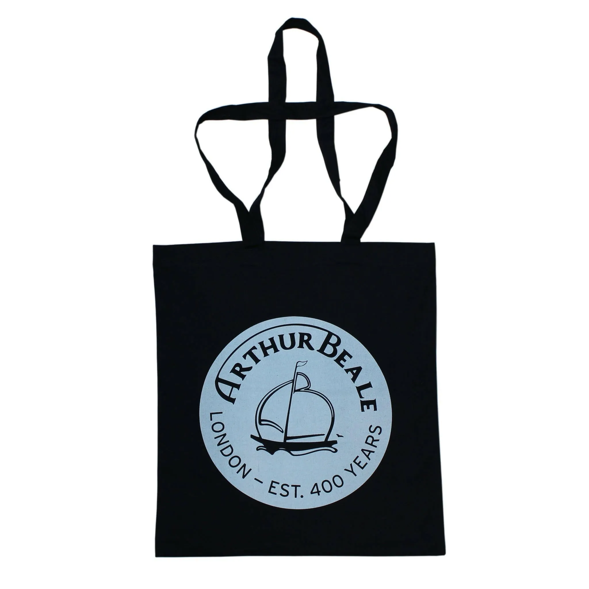 Arthur Beale Navy Tote Bag