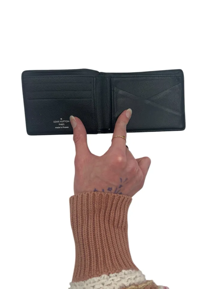 AS IS Louis Vuitton Gray Damier Graphite Multiple Men's Wallet